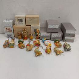 Bundle of Assorted Collector Figurines In Boxes