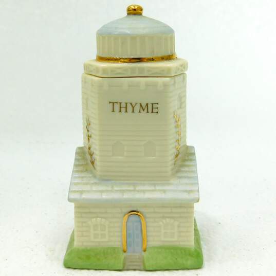 2002 Lenox Lighthouse Seaside Spice Jar Fine Ivory China Thyme image number 1