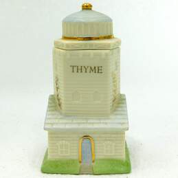 2002 Lenox Lighthouse Seaside Spice Jar Fine Ivory China Thyme