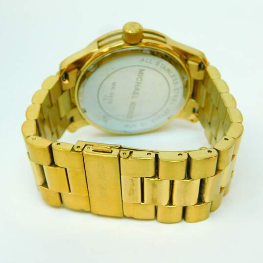 Michael Kors MK-3197 & MK-5473 Rose Gold & Gold Tone Watches 293.7g image number 9