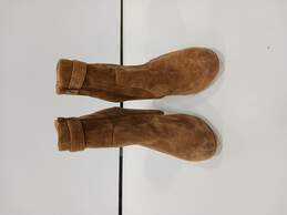 Women's Brown Leather Boots Size 8