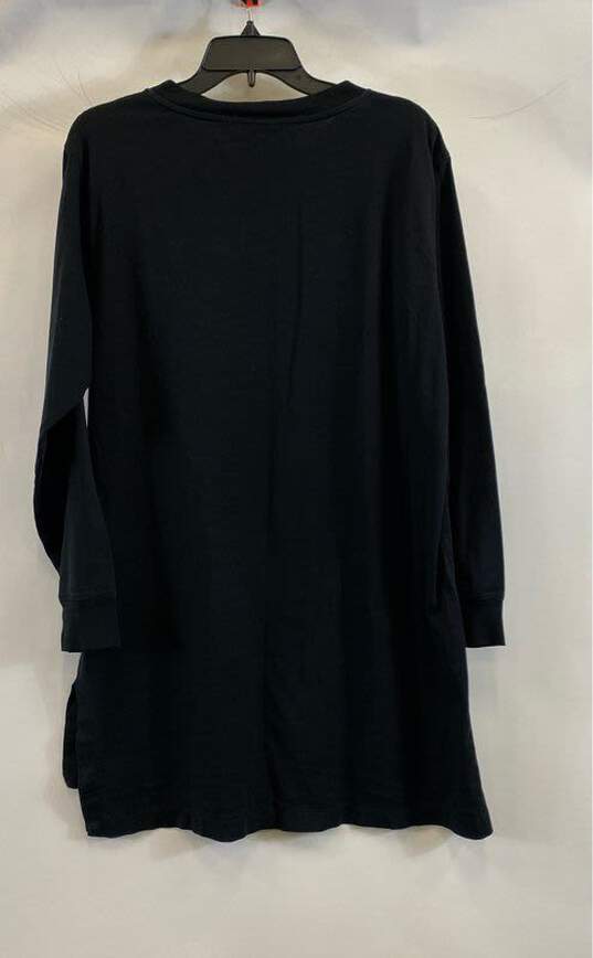 Moschino Black Moniker Shirt Dress-XL image number 2