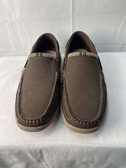 Eastland Mens Brown Brentwood Slip Ons Casual Shoes Size 13M