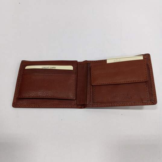 Buy the Firenze Vera Pelle Genuine Leather Wallet In Blue Box