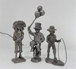 VTG Michael Ricker Pewter Figurines Circus Boys & Girls alternative image