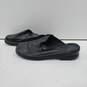 Women's Clarks Black Leather Slip-On Comfort Shoes Sz 7M image number 2