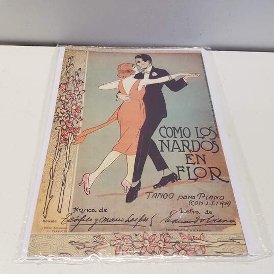 Lot of Argentinian Tango 8x10 Print Art (5) image number 3