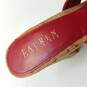 Ralph Lauren Women's Red Platform Mule Heels Size 8 image number 7