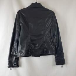 Express Women's Black Leather Jacket SZ M NWT alternative image