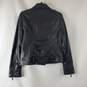 Express Women's Black Leather Jacket SZ M NWT image number 2