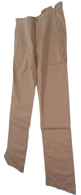 NWT Mountain Khakis Mens Brown Flat Front Straight Leg Chino Pants Size 38 X 38 alternative image