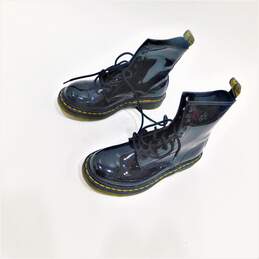 Dr. Martens Black Patent Lamper Boots IOB Size 8 alternative image
