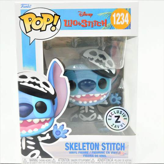 Funko Pop Disney Lilo & Stitch 1222 Annoyed Stitch 1234 Skeleton Stitch 1235 Stitch In Cuffs image number 2