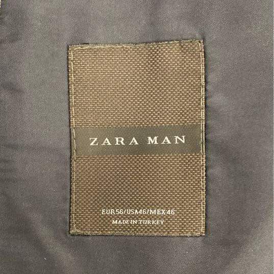 Zara Man Gray Jacket - Size Medium image number 3