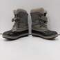 Sorel Kids Gray/Black Yoot Pac Nylon Boots Size 1 image number 2