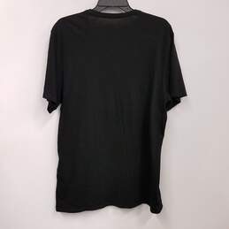 Mens Black Cotton Short Sleeve Crew Neck Pullover Graphic T-Shirt Size L alternative image