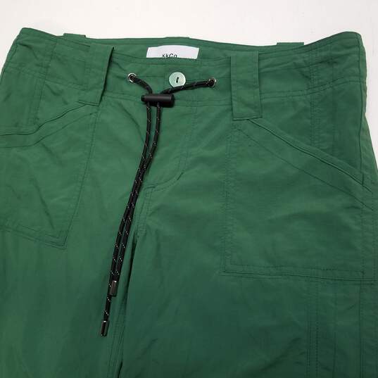 NWT Mens Green Pockets Outdoor Wide Leg Snowboarding Snow Pants Size M image number 5