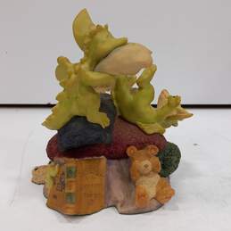 Whimsical World Pocket Dragons 'Pillow Fight' Sculpture IOB alternative image