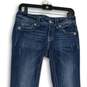 Womens Blue Medium Wash Stretch Pockets Denim Bootcut Jeans Size 27 image number 3