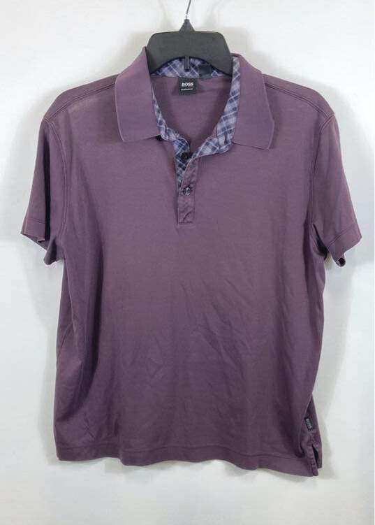 Hugo Boss Men Purple Polo Shirt M image number 1