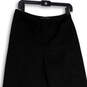 Womens Black Flat Front Pockets Straight Leg Formal Dress Pants Size 4 image number 3