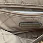Womens Gold Leather Inner Zip Pocket Adjustable Strap Crossbody Bag image number 4