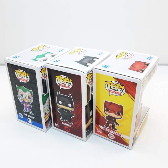 Lot of 3 Funko Pop! DC Comics Collectible Figures image number 1
