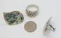 925 Sterling Silver Taxco & Silpada Abalone & MOP Jewelry Lot image number 4