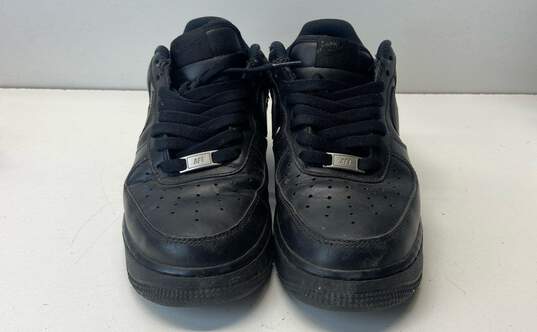 Nike Air Force 1 Low Triple Sneakers Black 9 image number 4