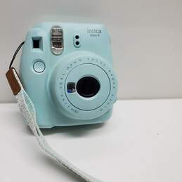 Instax Mini 9 FujiFilm Teal Instant Portable Camera Untested