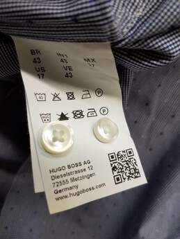 Hugo Boss Blue Long Sleeve Shirt Size 17 alternative image