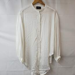 The Kooples Paris White LS Button Up Shirt Woman's 2