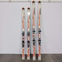 2Sets of Atomic Beta Ride 8.20 - 190cm Skis w/ Salomon Bindings - Adult A027550