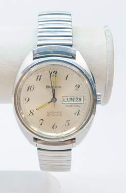 Vintage Bulova Automatic Day Date Men's Watch 75.1g