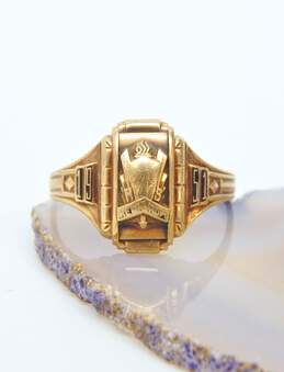 Vintage 10K Yellow Gold 1951 Class Ring 3.7g