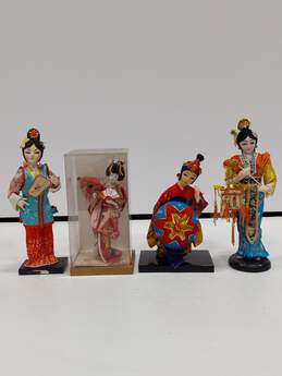 Vintage Bundle of Four Geisha Doll's