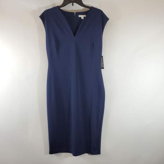 New York & Company Women Navy Dress L NWT image number 2