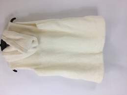 Mesh + Lace Women Hoodie Vest M White alternative image