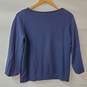 Milly Navy Blue Wool Blend Pullover Women's M Sweater NWT image number 5