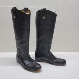 Frye Melissa Button 2 Equestrian-Inspired Tall Boots for Women Sz 6.5B