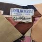 1960s Vintage Emilio Pucci Saks Geometric Print Cotton Blouse Size 8 & Skirt Set image number 9