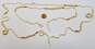 14K Yellow Gold Bead & Pearl Necklace for Repair 57.2g image number 4
