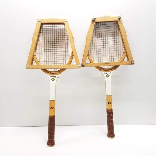 Lot of 2 Karzen Professional Model Tennis Racquet image number 1