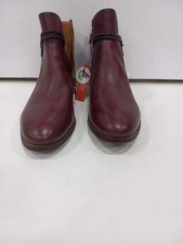 Pikolinos Burgundy Leather Boots Size 8.5(EU 39) NWT