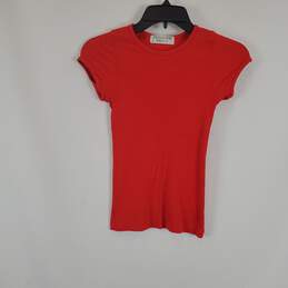 Juicy Couture Women Red T-shirt Medium