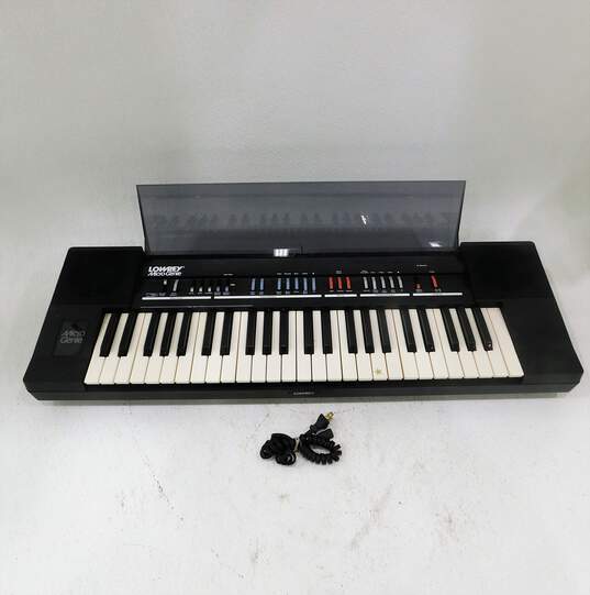 VNTG Lowrey Brand V-60 Model Micro Genie Electronic Keyboard w/ Power Cable image number 1