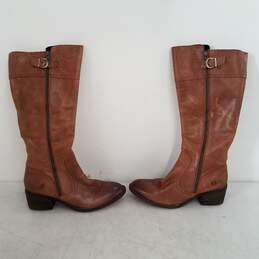 Born Fannar Knee High Tan Leather Boots Women Sz 9M alternative image