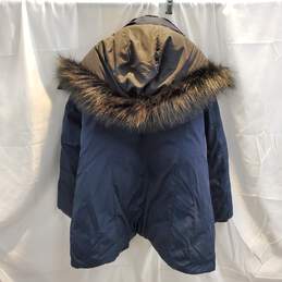 Noize Darcy Midnight Faux Fur Trim Hooded Jacket NWT Size 3X alternative image
