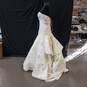 Women's White Davids Bridal Size 10 Wedding Dress image number 7