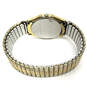 Designer Seiko 5Y23-8039 Gold-Tone Dial Stainless Steel Analog Wristwatch image number 3